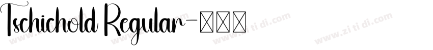 Tschichold Regular字体转换